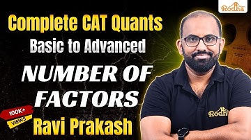 Factors 2  || Number Systems || Quantitative Aptitude || CAT Preparation