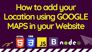 How to add GOOGLE MAP Location Link to your Website in Hindi | Easy Explanation | HTML Tutorial 2022