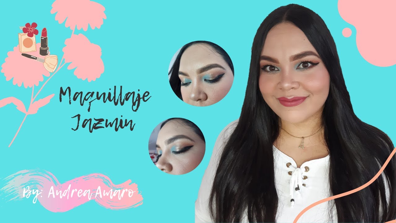 .MAQUILLAJE DE PRINCESA JAZMIN (FACIL, PASO A PASO) - YouTube