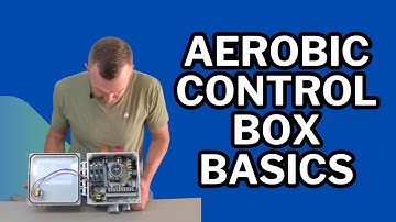 Verlichting, stroomonderbrekers, timer en probleemoplossing voor de aerobe septische controlekast