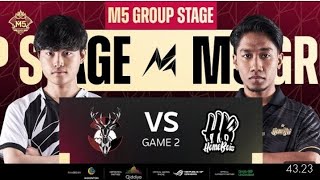 M5 Group Stage Hari 6 | THEOHIOBROTHERS VS HOMEBOIS | GAME 2