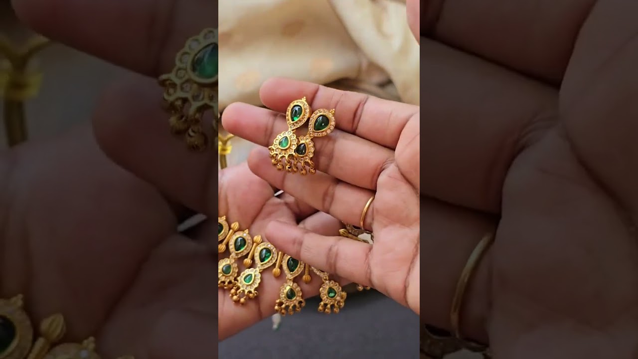 Green Kemp Golden Pearl Chokers