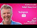 Instagram live ralph talks to marcel morgenstern