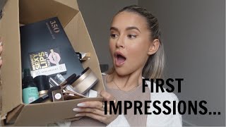 FULL FACE OF FIRST IMPRESSIONS🤍 | MAKEUP AND CHATS | LOOKFANTASTIC AD | MOLLYMAE
