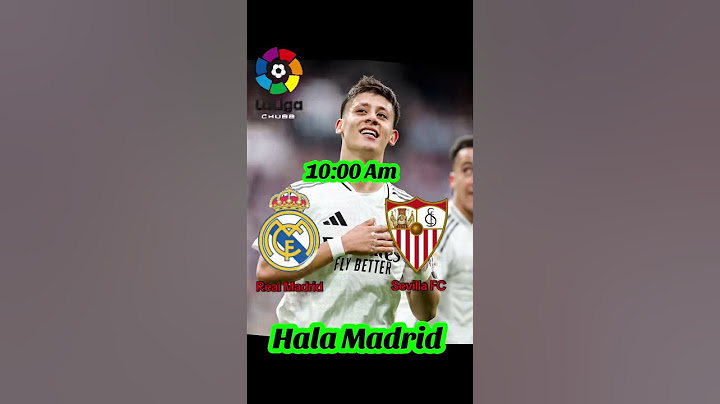 Real Madrid vs Sevilla