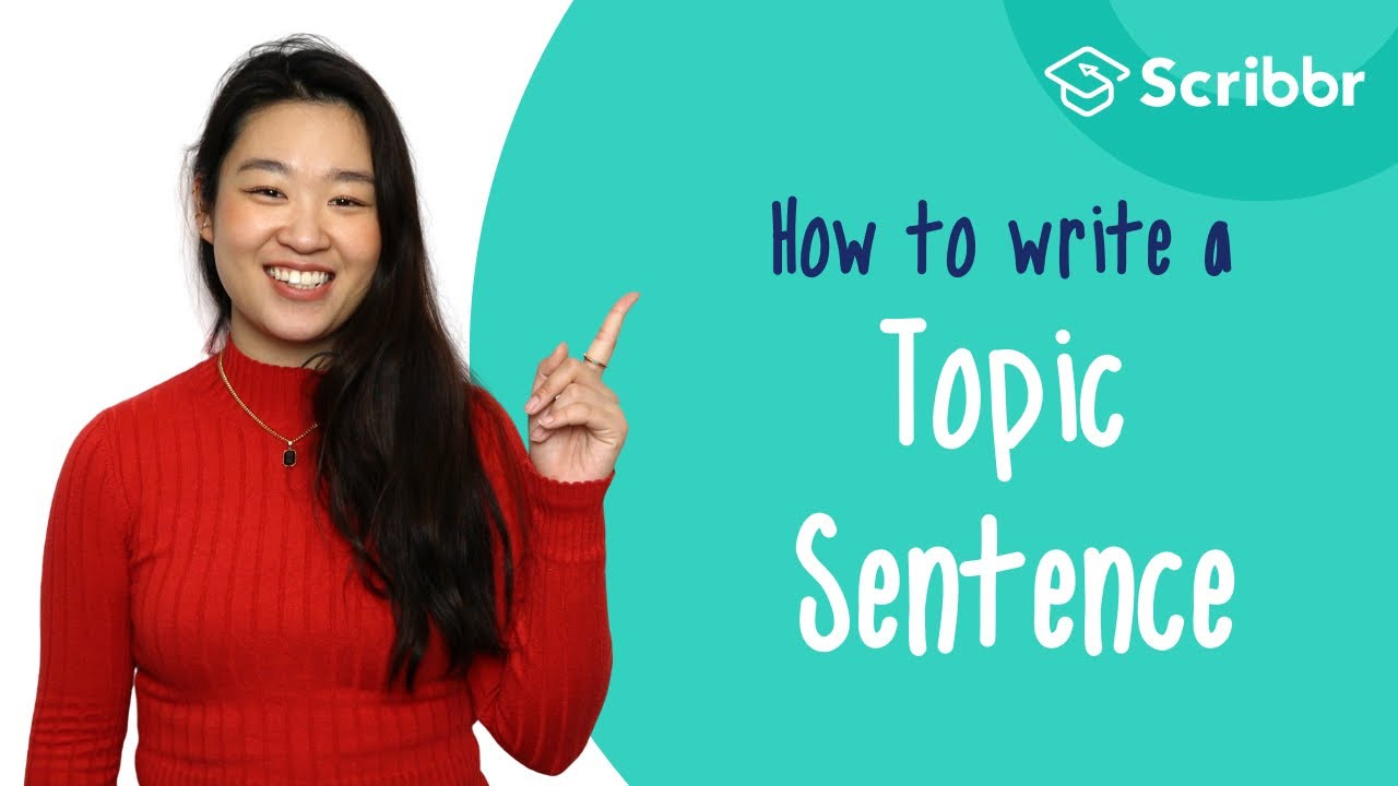 how write a topic sentence