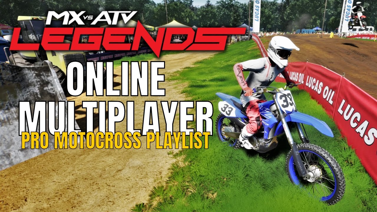 MX vs ATV Legends Online Multiplayer Pro Motocross Nationals Playlist PS5 Yamaha YZ450F