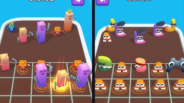 Merge ABC lore letter run ⭐VS ⭐Merge number cube