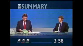 BBC Continuity and News 24 March 1992