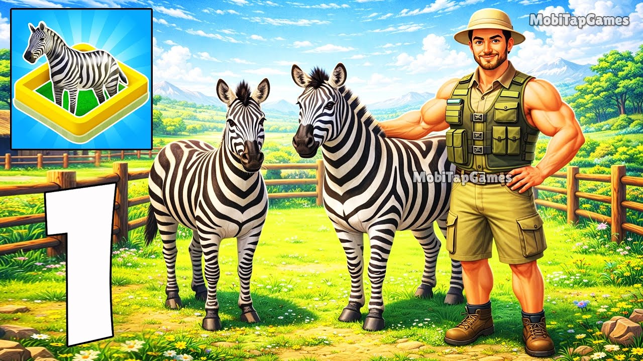 My Wild Zoo – Build & Expand Your Safari Park Gameplay Walkthrough (iOS, Android)