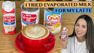 ASK CHAO: EVAPORATED MILK FOR LATTE?