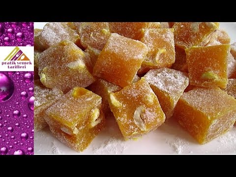 Hakiki LOKUM Tarifi Çifte kavrulmuş lokum Authentic Turkish delight recipe  limonlu fındıklı lokum