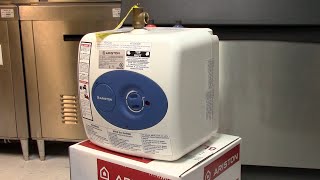 How to install a small electric water heater SharkBite PEX Ariston GL4S