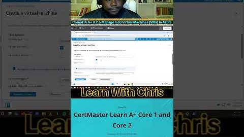 🖥️ CompTIA A+ Lab 8.2.6 — Manage IaaS Virtual Machines in Azure (Windows Server)