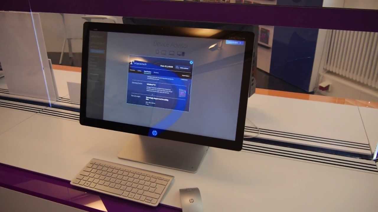 HP Spectre One 23 Hands On - YouTube