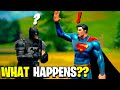 What Happens if Boss SuperMan Meets Boss Batman in Fortnite! (Batman Vs Superman)