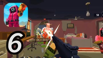 hunter zombies part 6 || gameplay walkthrough - pixel combat (android)