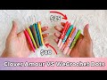 Clover Amour VS WeCrochet Dots: Which Crochet Hook Set is the BEST?