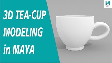 Cup Modeling in Autodesk Maya | For Beginner | 3D Modeling Tutorial | CreativTimes