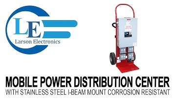Mobile Power Distribution Center - 240 Volt Stepped Down to 120V - (8) 120v GFCI Outlets - Spiderbox