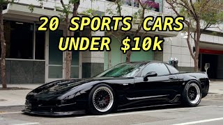Top 20 Best Sports Cars For Less Than $10k!!