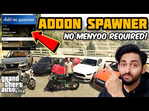 HOW TO INSTALL ADD ON VEHICLE SPAWNER IN GTA 5 | SPAWN WITHOUT MENYOO | GTA 5 Mods 2023 Hindi/Urdu