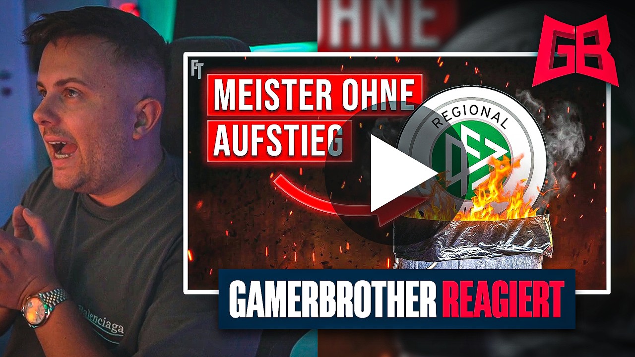 Wie RETTET man die REGIONALLIGA..? 🙄 GamerBrother REAGIERT auf Der Fußballtalk 😱