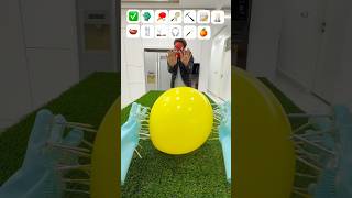 ASMR Balloon Catch SpiderMan Challenge:All Can Popped?😨#shorts #asmr #viralvideo #foryou #balloon