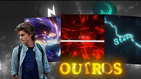 Ae Inspired 3 Best Outros edit preset in Alight motion(+PRESET) 