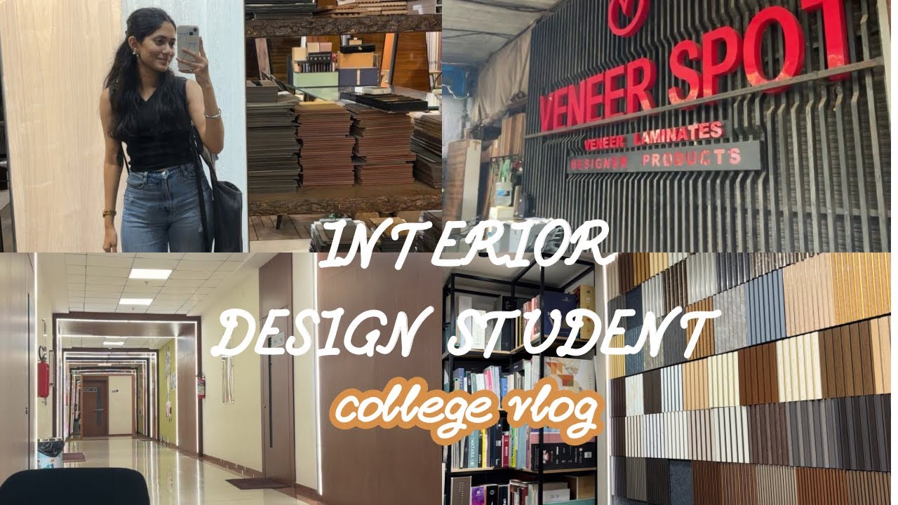 A DAY IN THE LIFE OF A INTERIOR DESIGNING STUDENT 👩🎓 - YouTube