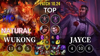 DMO Natural Wukong vs Jayce Top - KR Patch 10.24