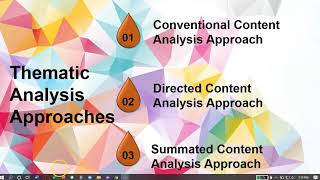 Conventional Content Analysis Profile