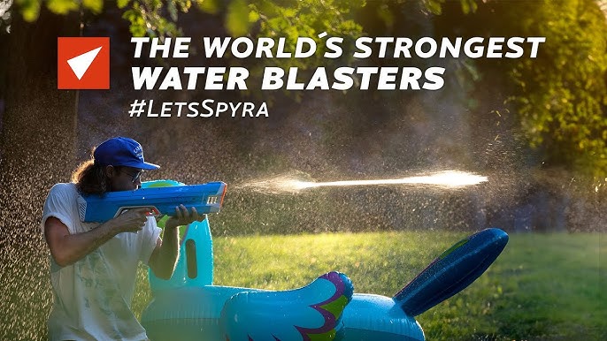 Dad's balls vs World's most powerful water gun - SPYRA TWO 