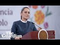 Mexican president Claudia Sheinbaum addresses groping incident