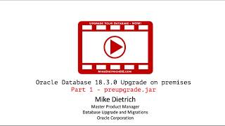 Running The Preupgradejar For Oracle 1830 Upgrades