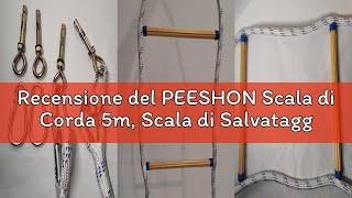 Scala a sfilo con fune in Vetroresina e plastica