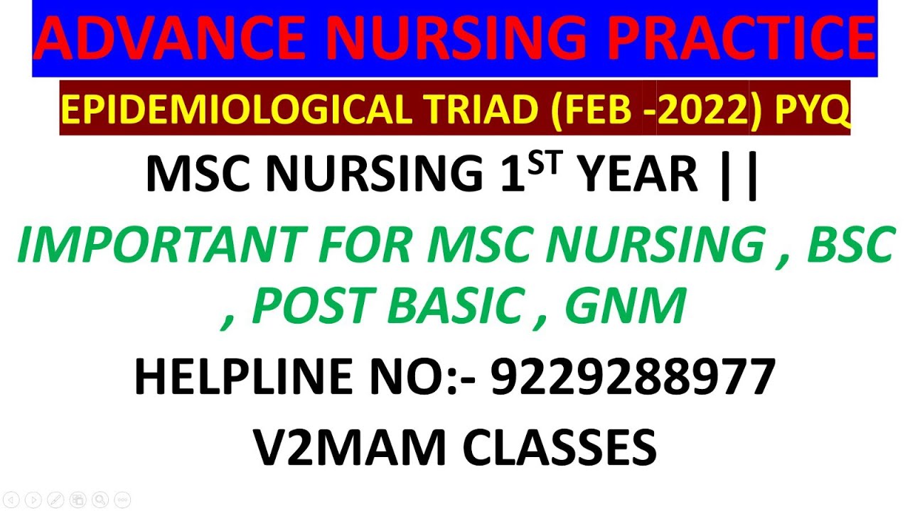 epidemiological-triad-msc-nursing-1st-year-classes-post-basic