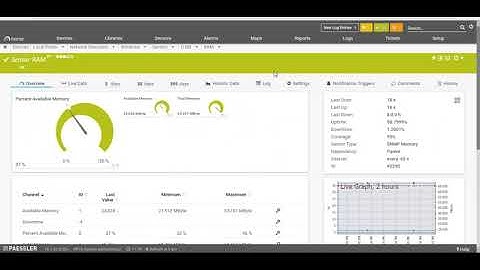 Windows Server Monitor Sensor Overview On PRTG Network Monitor Tool in Hindi Part-1