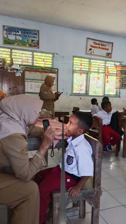 CKG Anak Sekolah SDN 01 Cawet
