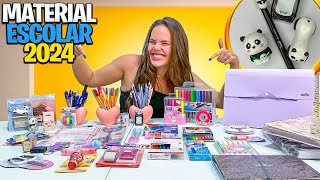 Thumbnail for MEU MATERIAL ESCOLAR 2024 COMPLETO!!!