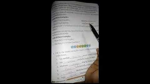 AKPS, Class 2, Sub English, Grammar Chapter 14, The Simple Present Tense