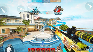 Crossfire Mobile CFGZ v2.52 - CSGO AWP Dragon Lore HMX Gameplay - CSGO Mobile - FPS Android Gameplay