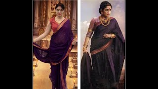 How To Tie Shivagami Style Saree In Bahubali With 9 Yards Shivagami Style Saree D Tutorial