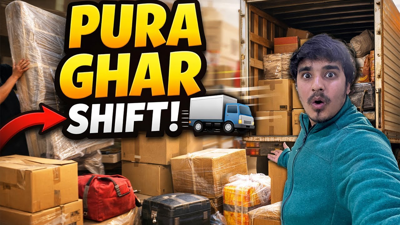 Ek Din Me Pura Ghar Shift 😱 | House Shifting Vlog