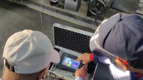 DM-3 Portable instrument for balancing rotor fan onsite in Saudi Arabia