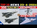 Indian defence updates  200 tejas mk2 order156 enhanced prachandals50 to greecevshorads test