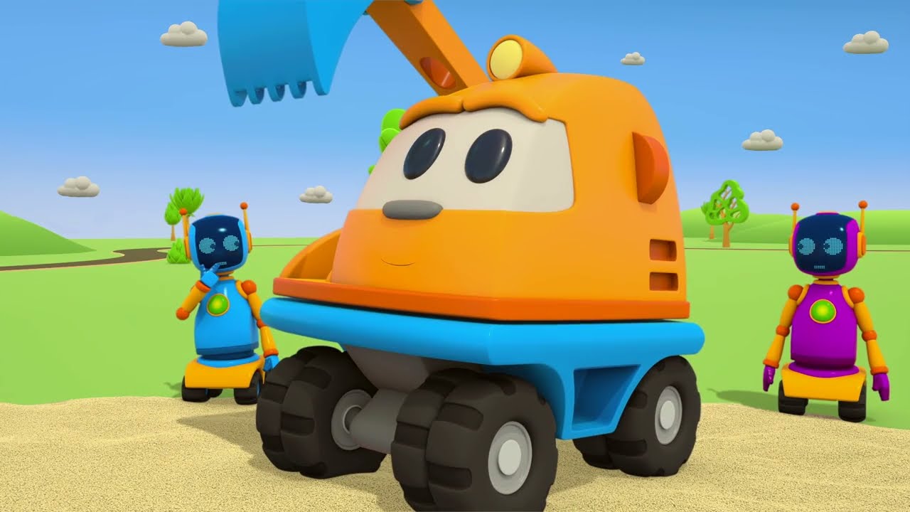 Miten muistetaan kaunis hiekkalinna? Kameralla! | Kuormuri Leo -piirretty