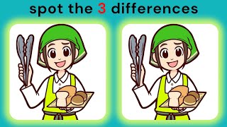 find the 3 difference |No578