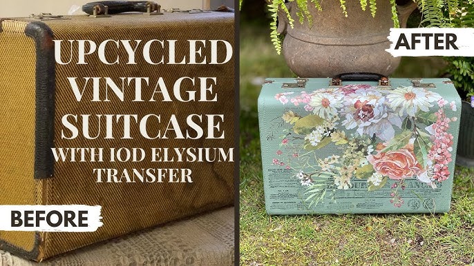Makeover  Chalk-painted suitcase - Wisconsin Magpie