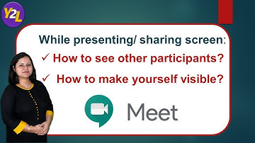 How to see students while presenting screen